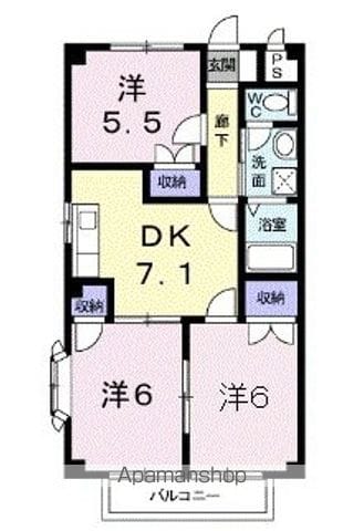 グリーン14の間取り写真