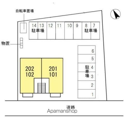 プランドール加納 102 ｜ 岐阜県岐阜市加納新柳町8-3（賃貸アパート1LDK・1階・49.65㎡） その15