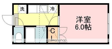 エンジェルズシェア[1K/18.5m2]の間取図