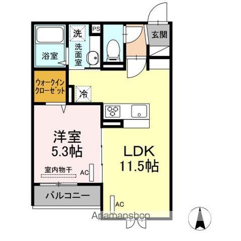 クレールガーデンの間取り写真