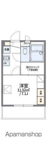 レオパレスBLUETIMESの間取り写真