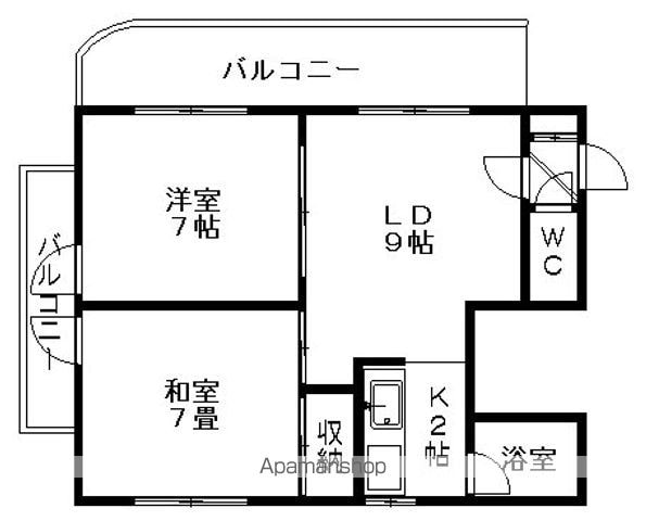 ファイン南6条の間取り写真