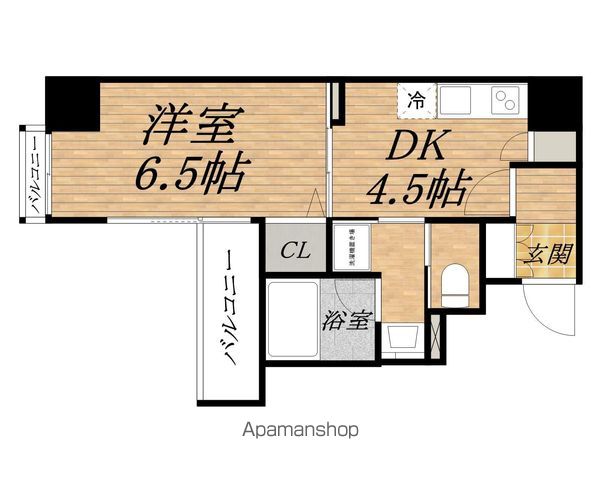 PRESSANCENEO心斎橋の間取り写真