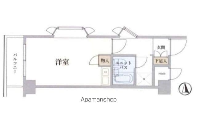 品川大井町スカイレジテルの間取り写真