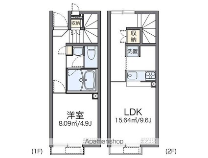 レオネクスト善[1LDK/40.26m2]の間取図