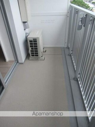 東京都中野区中野５丁目[1K/25.23m2]のバルコニー