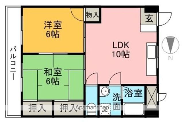 グランドハイム森松の間取り写真