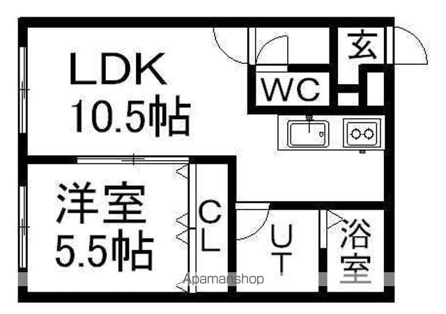 ステージノア東札幌の間取り写真