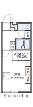 レオパレスＳｗｅｅｔ[1K/23.18m2]の間取図