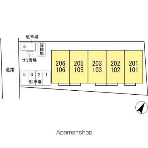 ＧＲＡＮＤ　ＪＥＴＥ 103 ｜ 千葉県市川市下貝塚２丁目1-3（賃貸アパート2LDK・1階・50.38㎡） その16