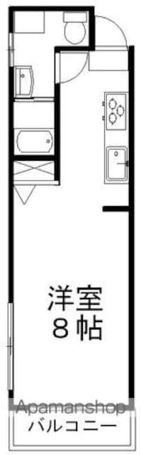 ジョイ・グリーン[1K/29m2]の間取図