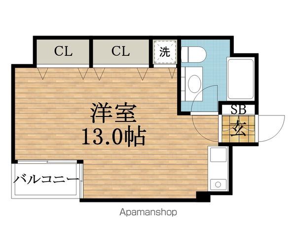 セントロイヤルクラブ谷町の間取り写真