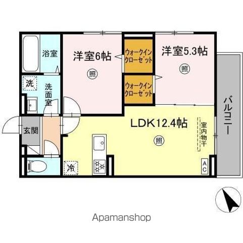 DーROOM平田台の間取り写真