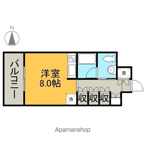 白川公園パークマンションの間取り写真