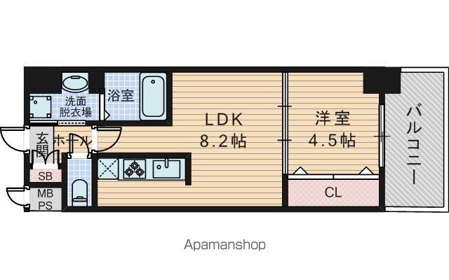 セノアタワー新大阪の間取り写真