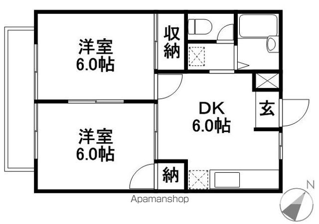 シティハイツ新丸の間取り写真
