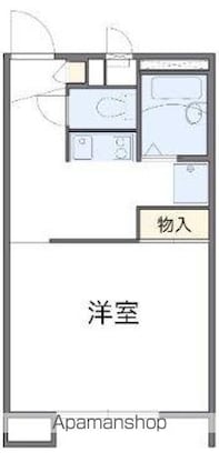 香川県高松市三条町[1K/23.18m2]の間取図