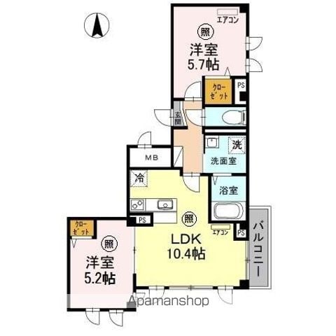 SKYE浦和仲町の間取り写真