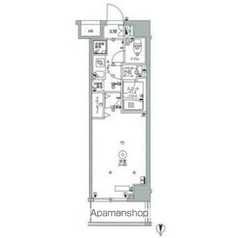 【中野区沼袋のマンションの間取り】