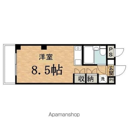 Ａ＆Ｕ百草園[1R/22.68m2]の間取図