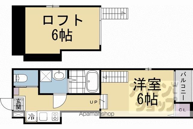 THE LOTUS COURT 墨染の間取り写真