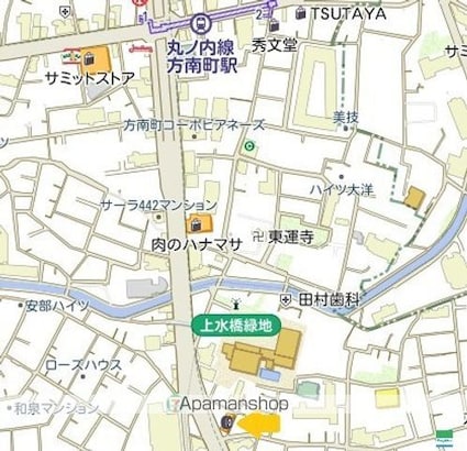 ラクラス杉並方南町[1K/20.3m2]の配置図