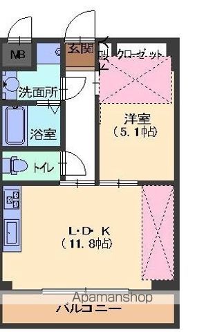メゾン積の間取り写真