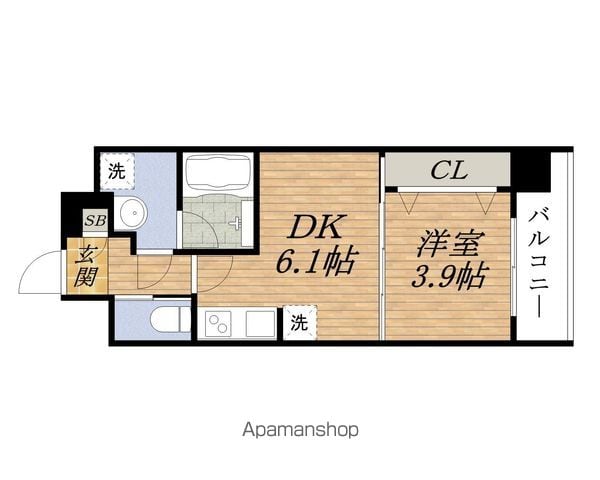 PREGIO 十三の間取り写真