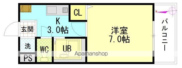 ソレイユ寺井の間取り写真