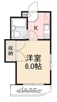 ハイツアニマート[1K/20m2]の間取図