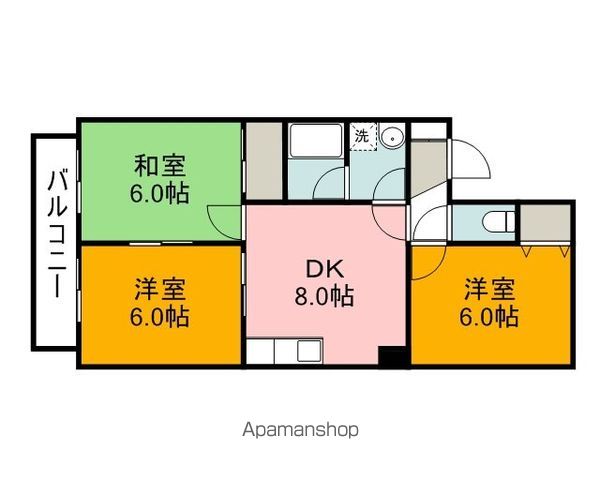 ドルフ井口台A棟の間取り写真