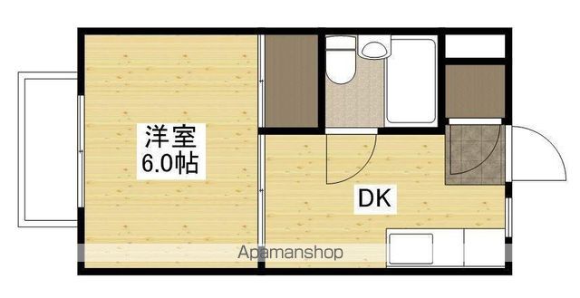 野地ハイツの間取り写真