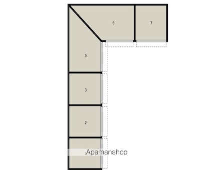 山中駐車場[駐車場/152.1m2]の間取図