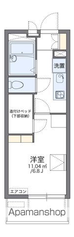 レオパレス水前寺の間取り写真