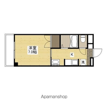 コーポＭＴ[1K/23.21m2]の間取図