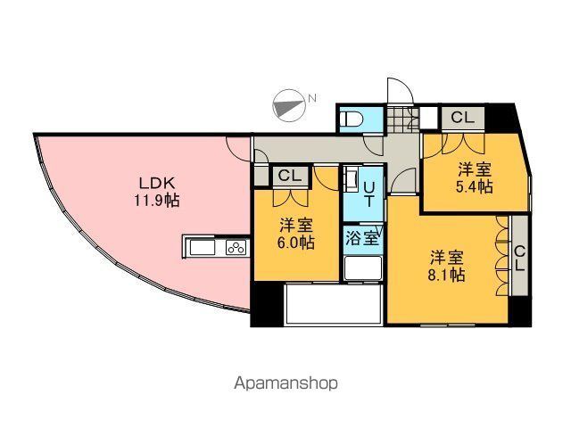 ADEN宮の森の間取り写真