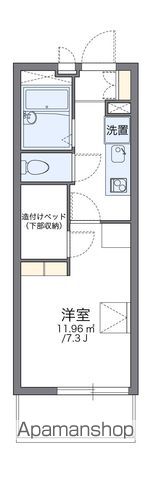 【レオパレスＯＨＹＡＴＯ　Ⅱの間取り】