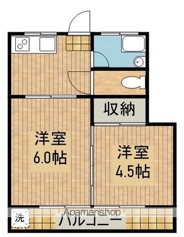 ハミーコーポの間取り写真