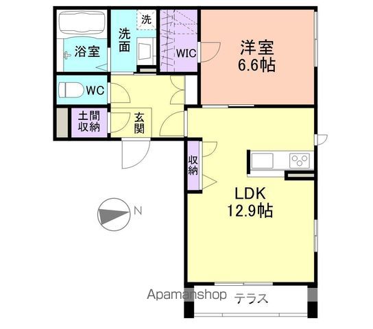 ベレオ太田の間取り