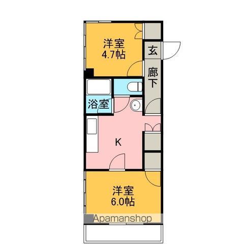 エクステンド武町の間取り写真