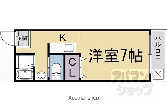 ユニメント桂の間取り写真