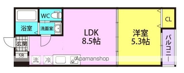 CASA水明町の間取り写真