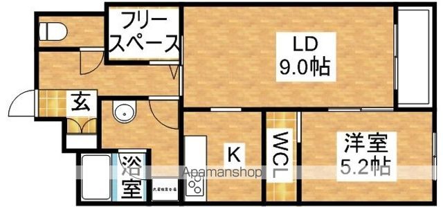 プールトゥジュールブランの間取り写真