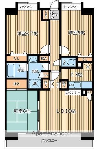 CITY SPIRE 西葛西の間取り写真