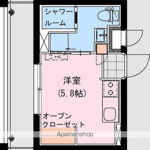 THE ROCK APTの間取り写真