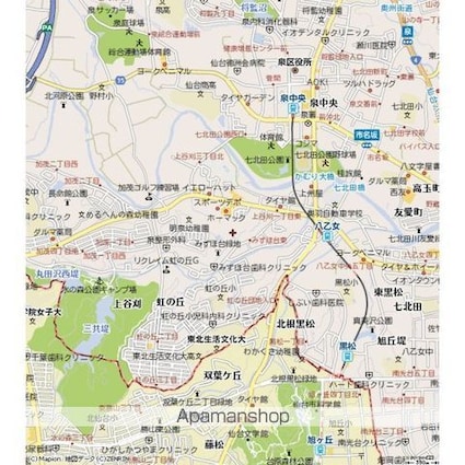 宮城県仙台市泉区みずほ台[2LDK/50.08m2]の周辺4