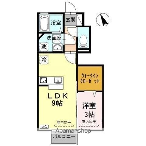 DーROOMフレンドの間取り写真