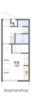 レオパレス古川[1K/23.18m2]の間取図