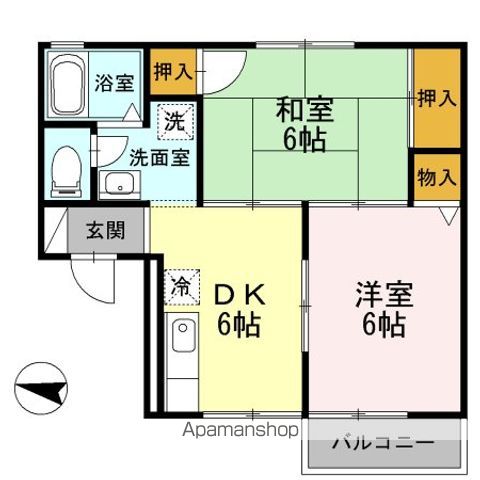 ハイツ井上Cの間取り写真