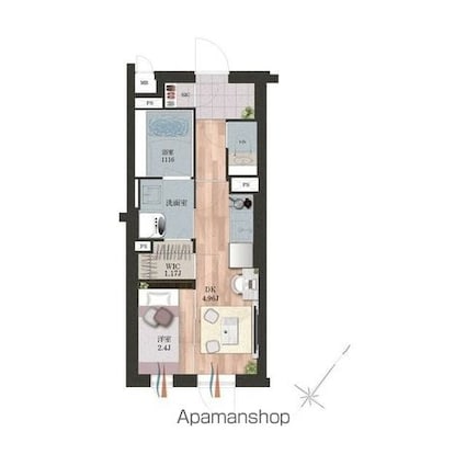 デュオメゾン渋谷松濤[1DK/25.06m2]のその他内装